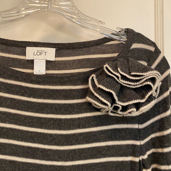 LOFT Striped Sweater - Picture 2 of 3